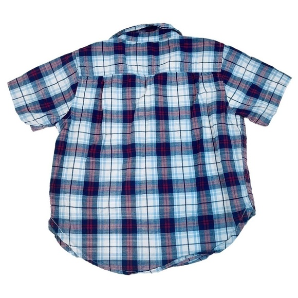 Baby Gap Short Sleeve Plaid Button Down Shirt - Picture 7 of 8